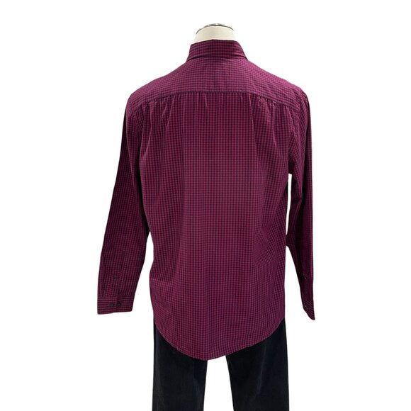 Hawker Rye Mens XL Gingham Check Button-Down Plaid Shirt Classic Casual Stylish - Picture 5 of 9